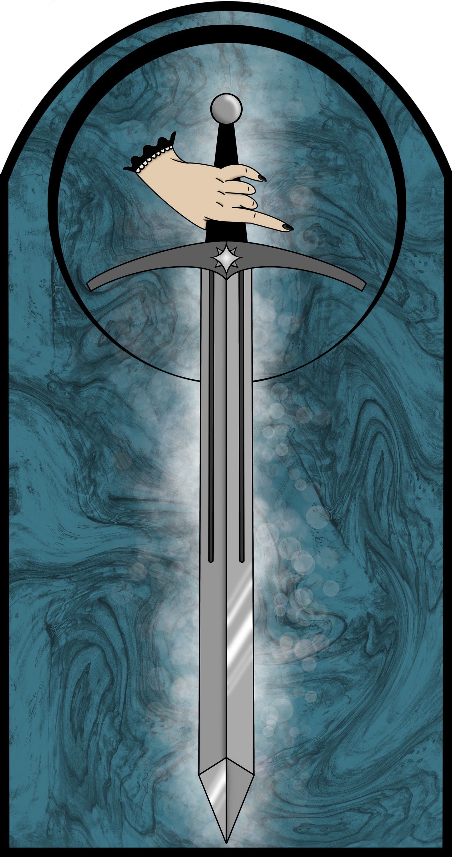 Sword Arch Vinyl Sticker