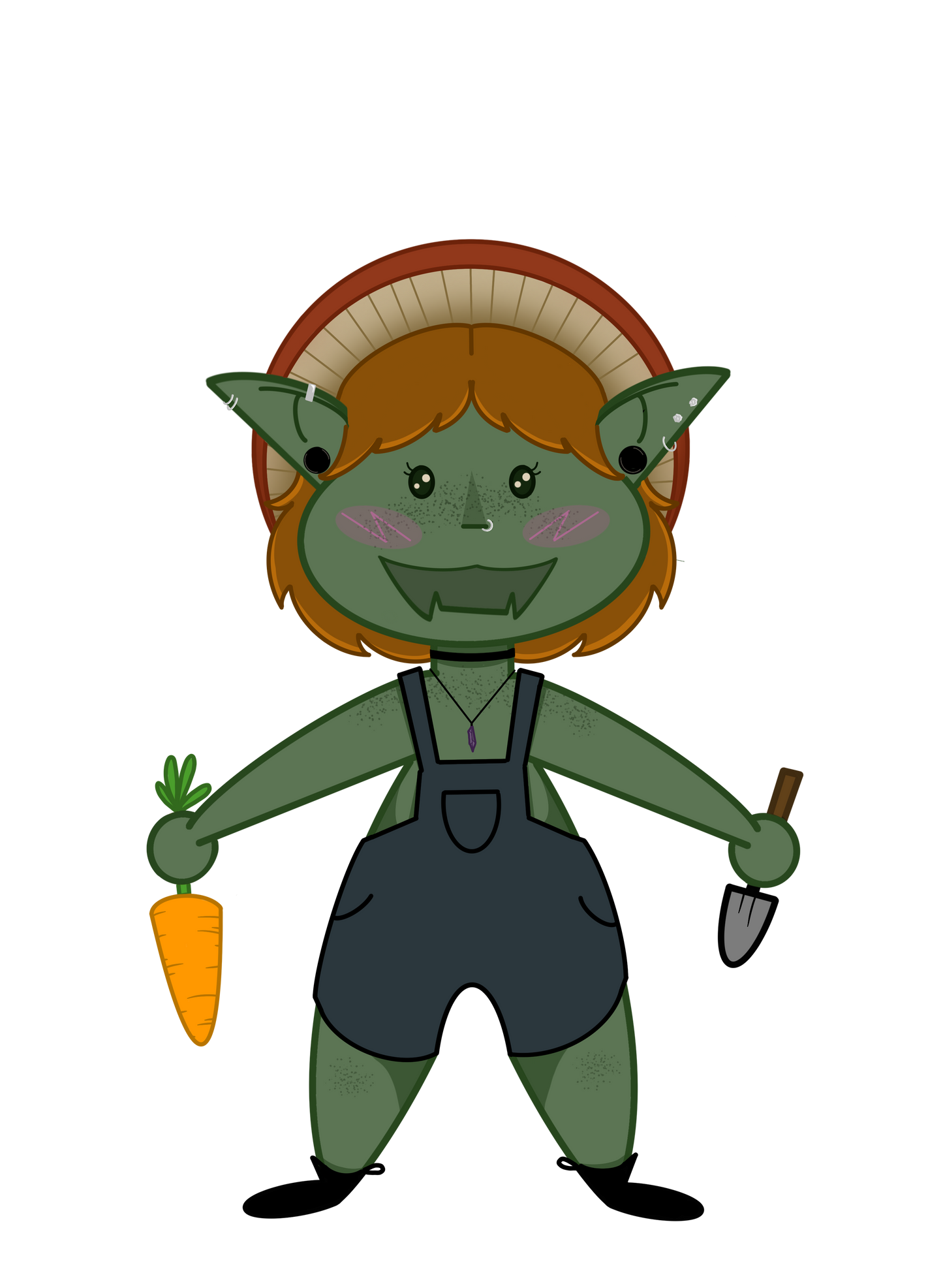 Garden Goblin Vinyl Sticker