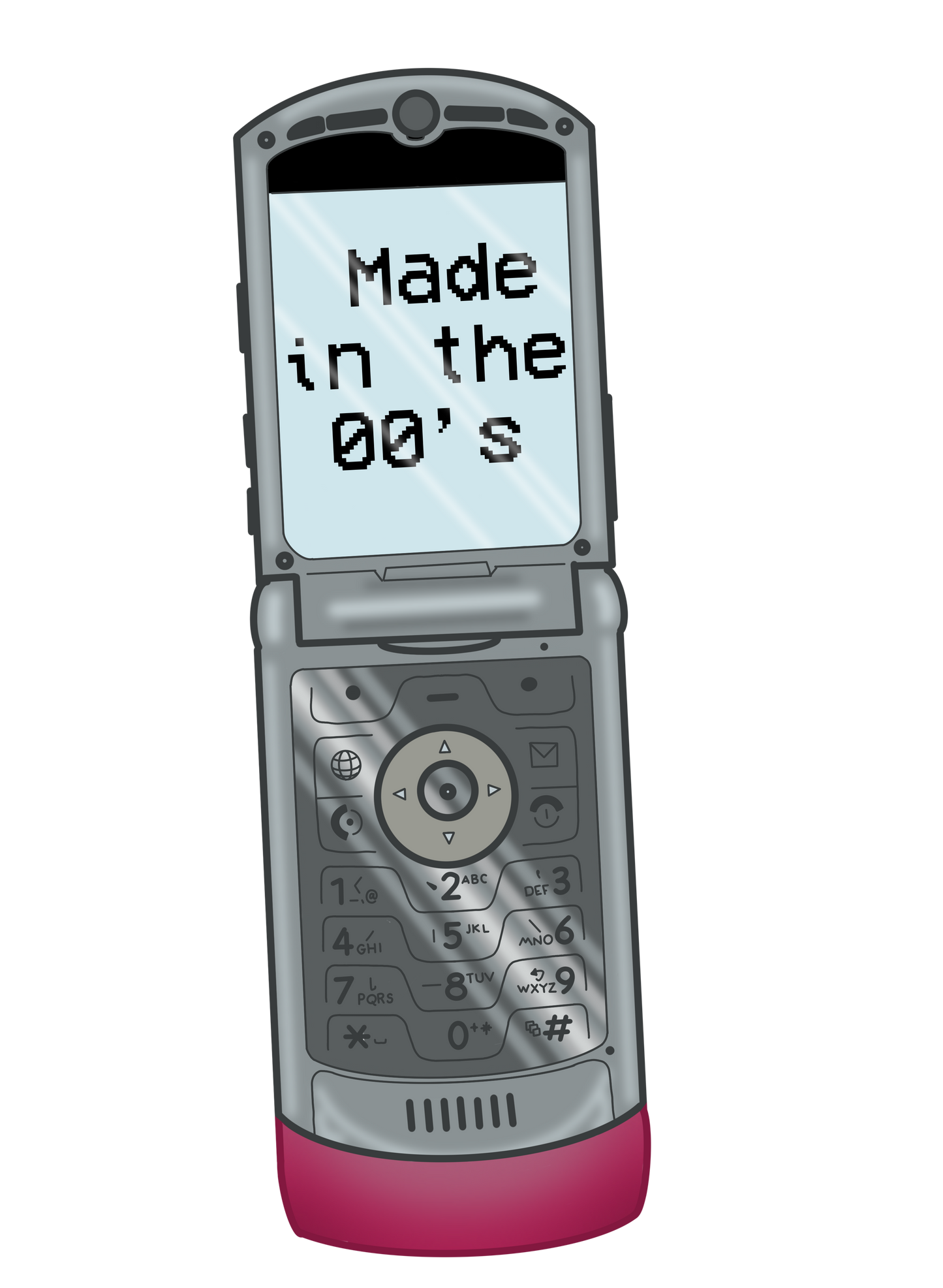 Made in the 00's Vinyl Sticker