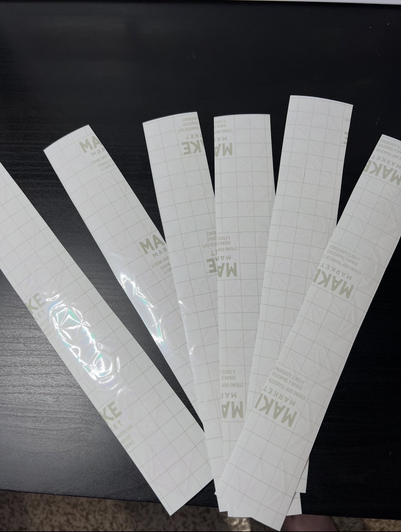 7 Piece Dice Set Vinyl Decal - 1.5"x11.45"