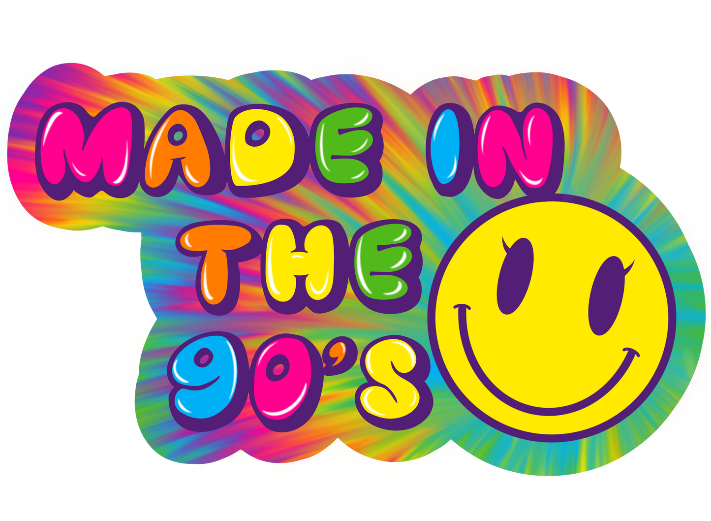 Made in the 90's Vinyl Sticker