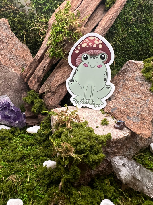 Frog Vinyl Sticker