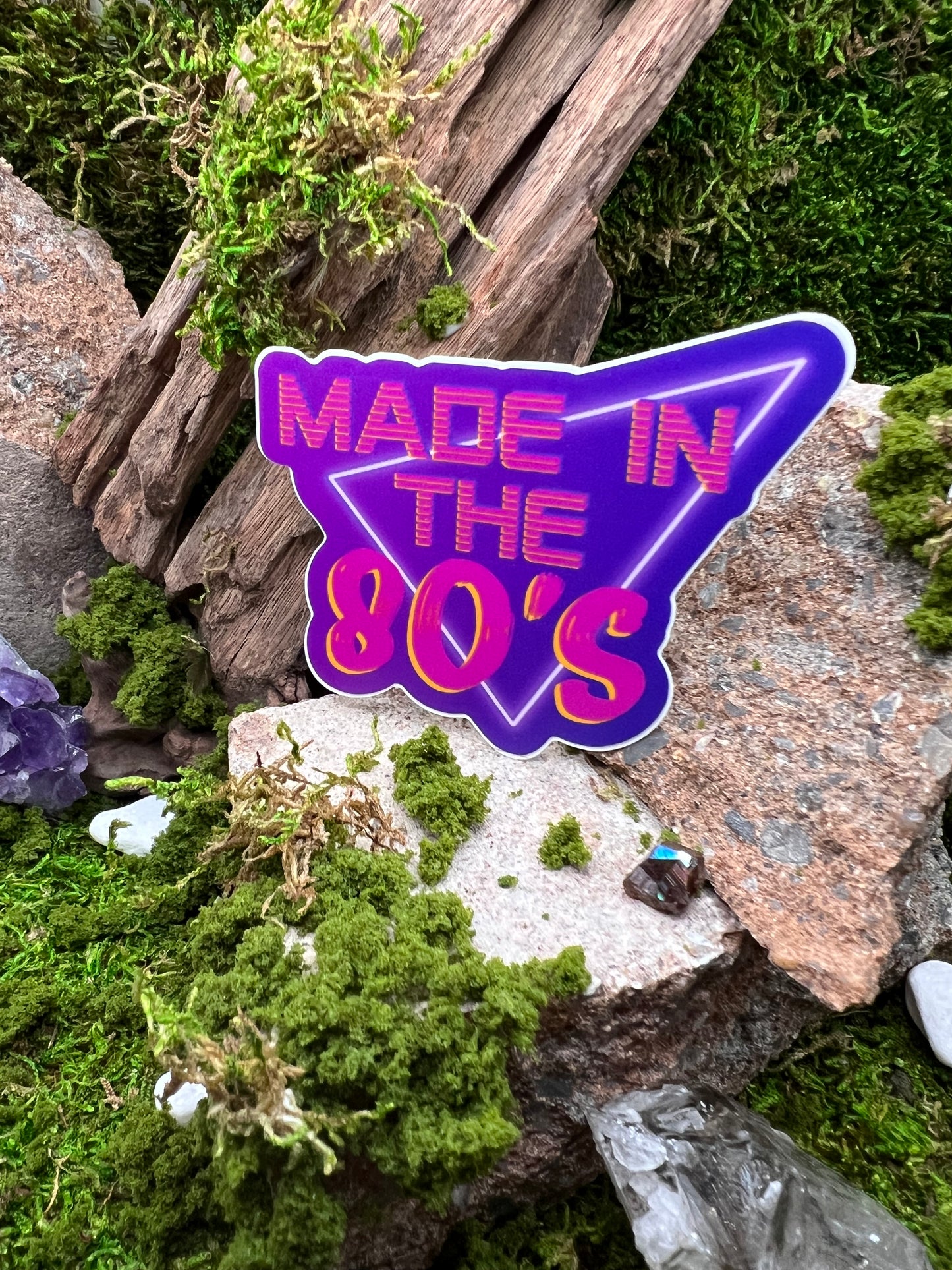 B GRADE Made in the 80's Vinyl Sticker