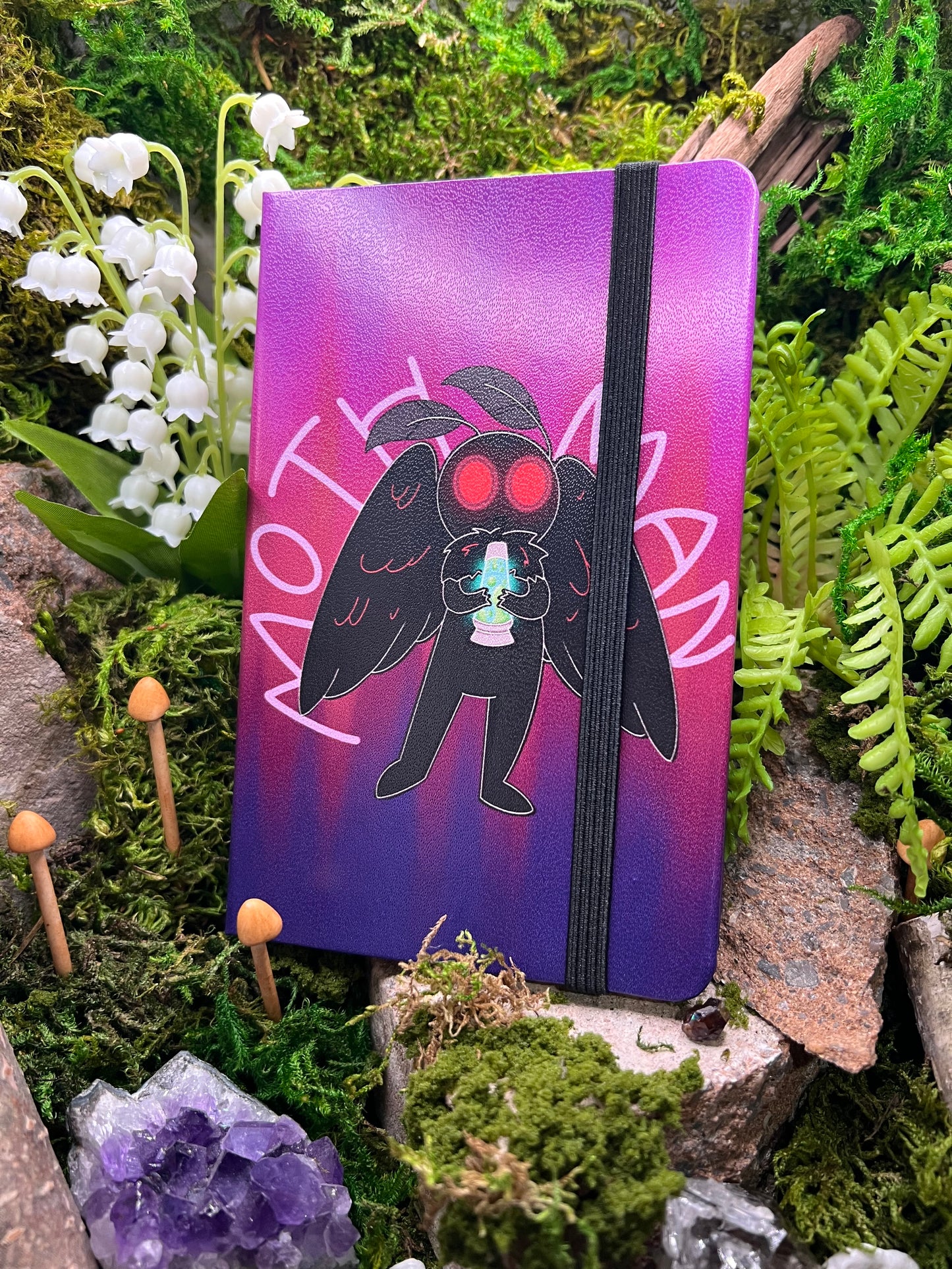 A6 Mothman Dot Grid Notebook