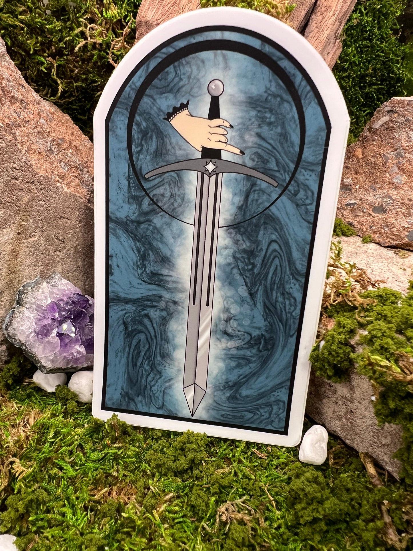 Sword Arch Vinyl Sticker