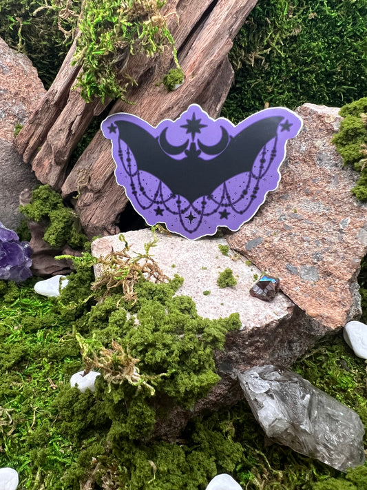 Glam Bat Vinyl Sticker