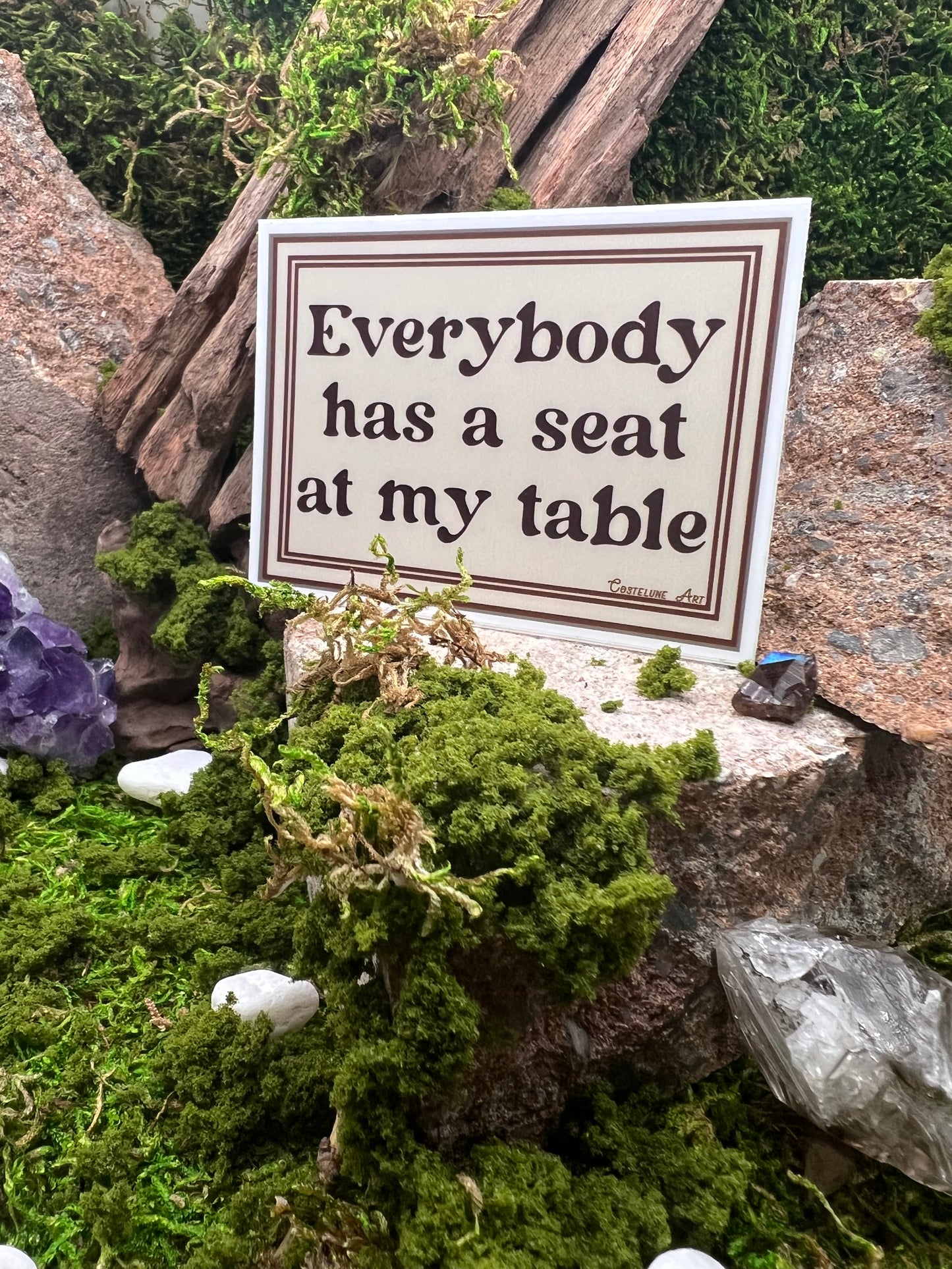 Full Table Vinyl Sticker