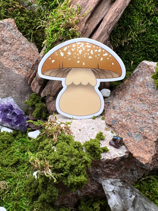 Mushroom Vinyl Sticker