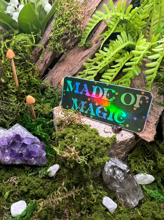 Made of Magic Holo Vinyl Sticker