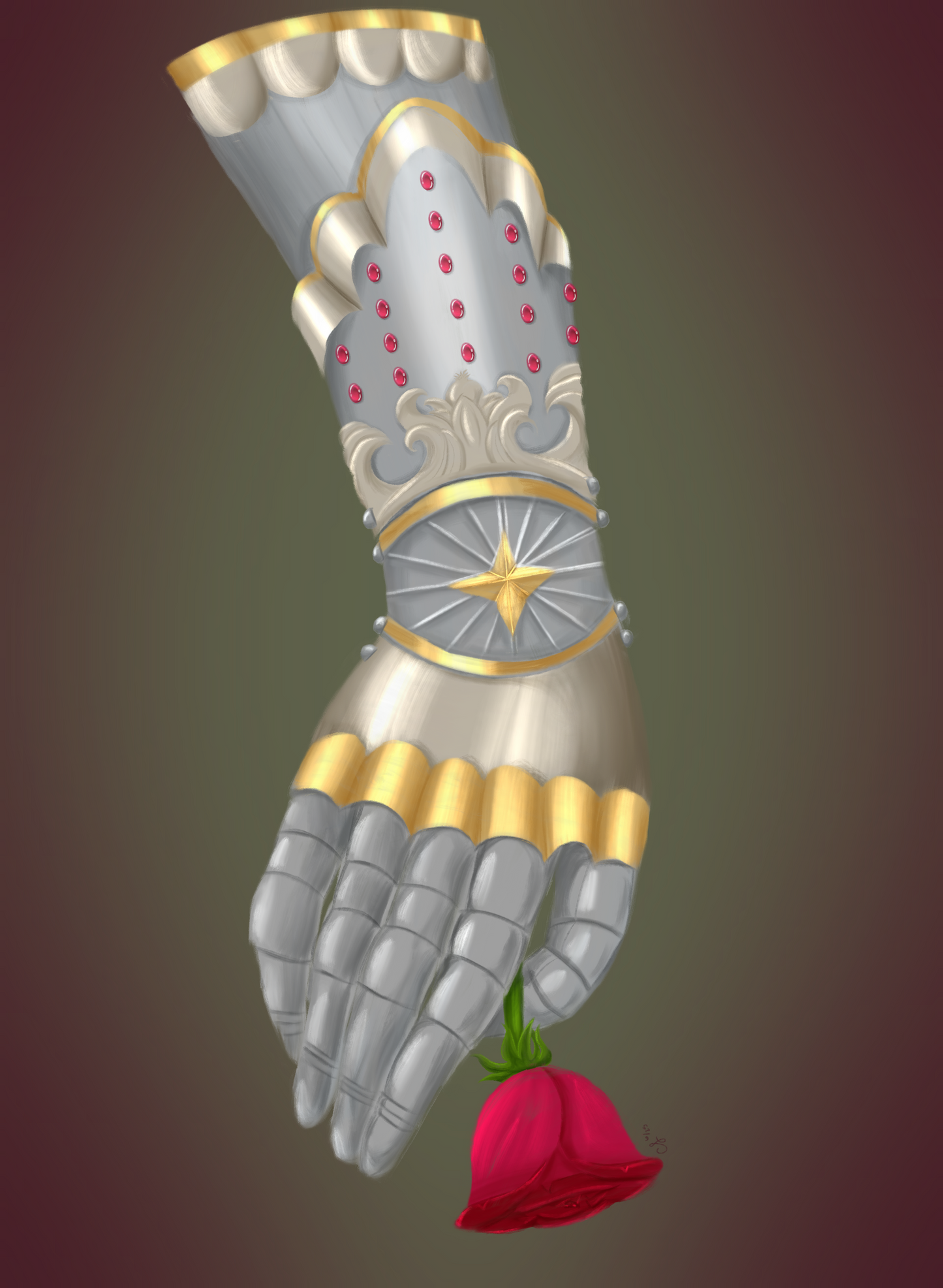 The Gauntlet 5x7 Art Print