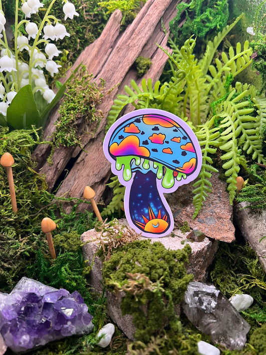 Daydreamers Mushroom Vinyl Sticker